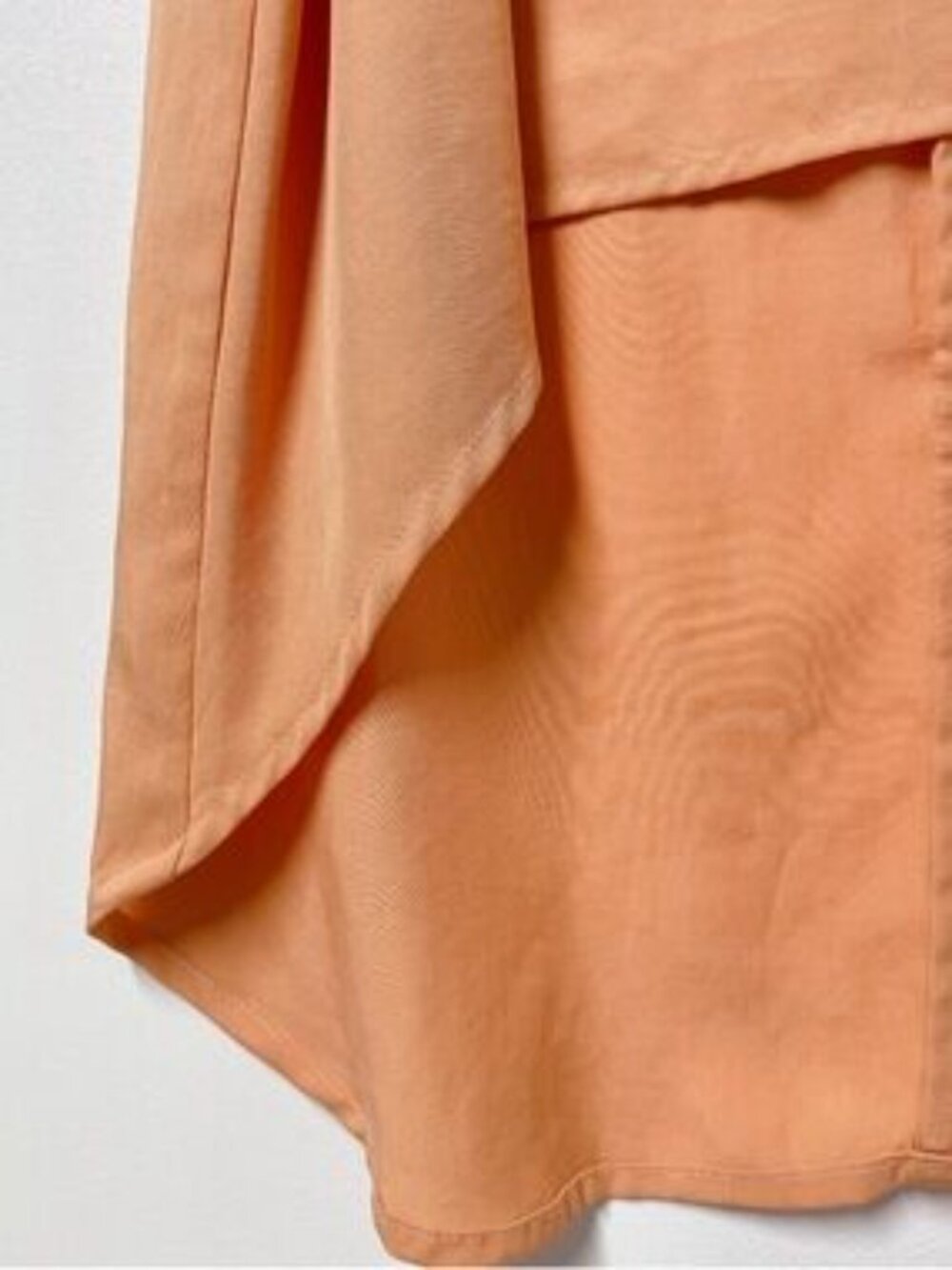 FINDERS High Low Asymmetrical Hem Sleeveless Peach Tunic Top - Picture 6 of 10